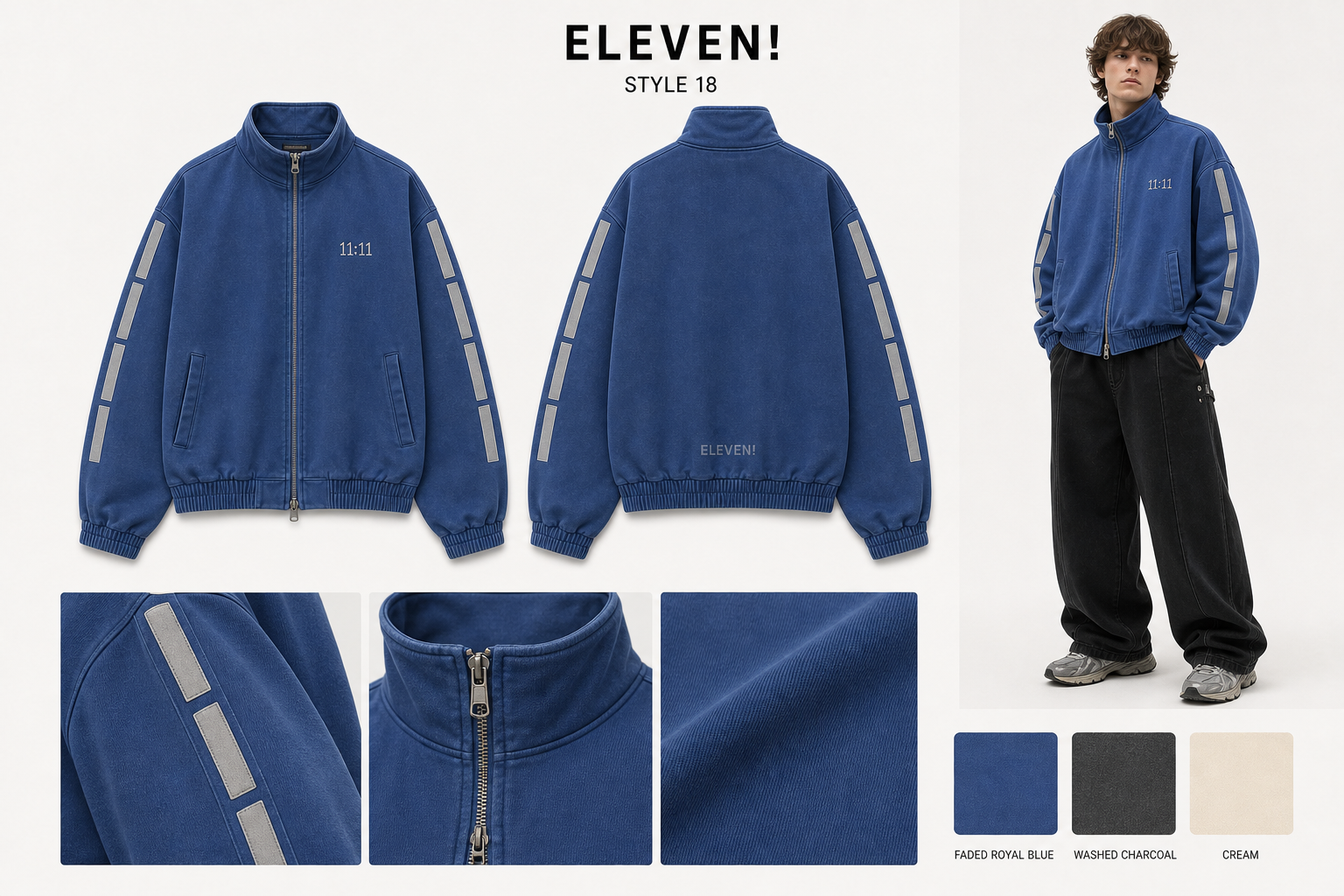ELEVEN 18 track jacket single sheet