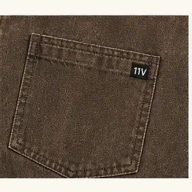 Cropped Work Jacket detail pocket