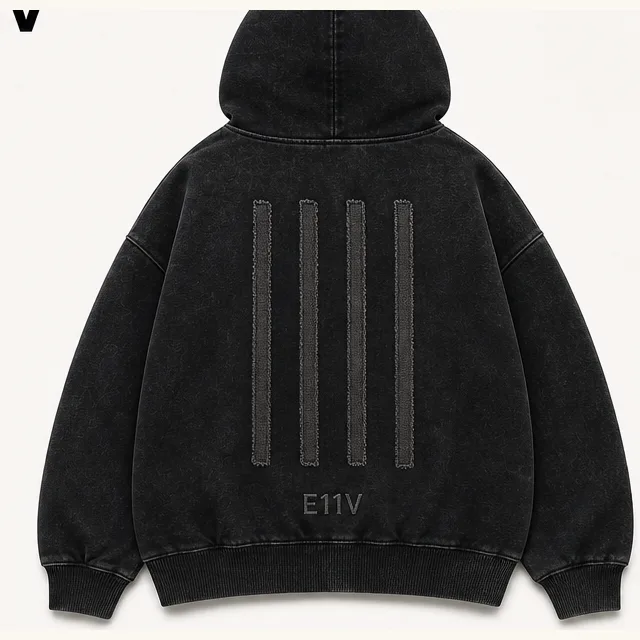 Double Zip Hoodie back