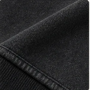 Half Zip Hooded Sweatshirt detail fabric
