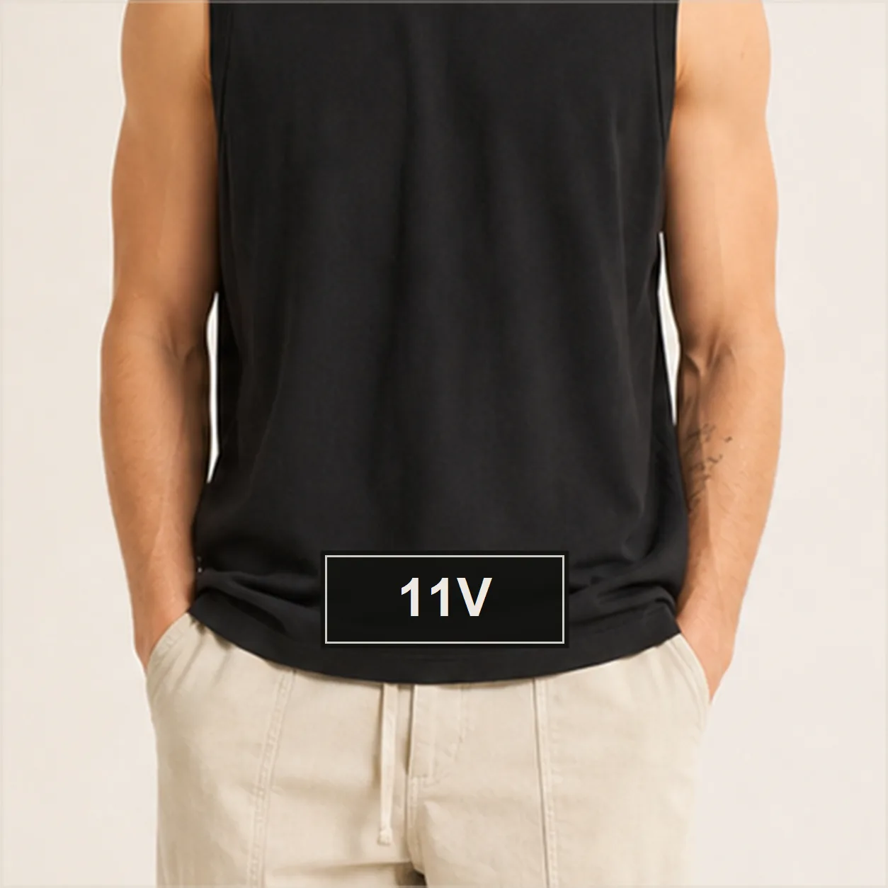 Heavy Jersey Tank detail label