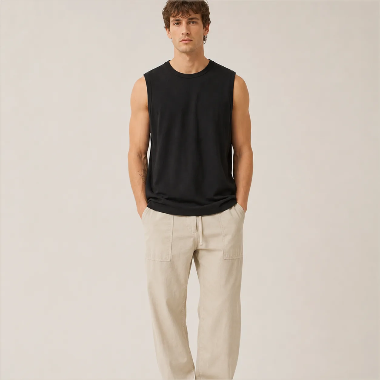 Heavy Jersey Tank back