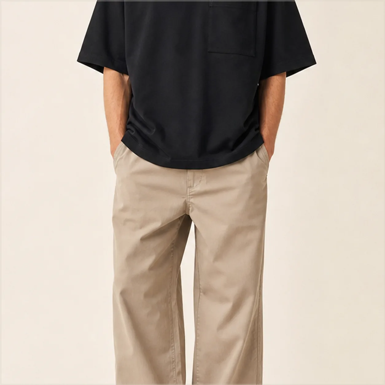 Heavyweight Pocket Tee detail pocket