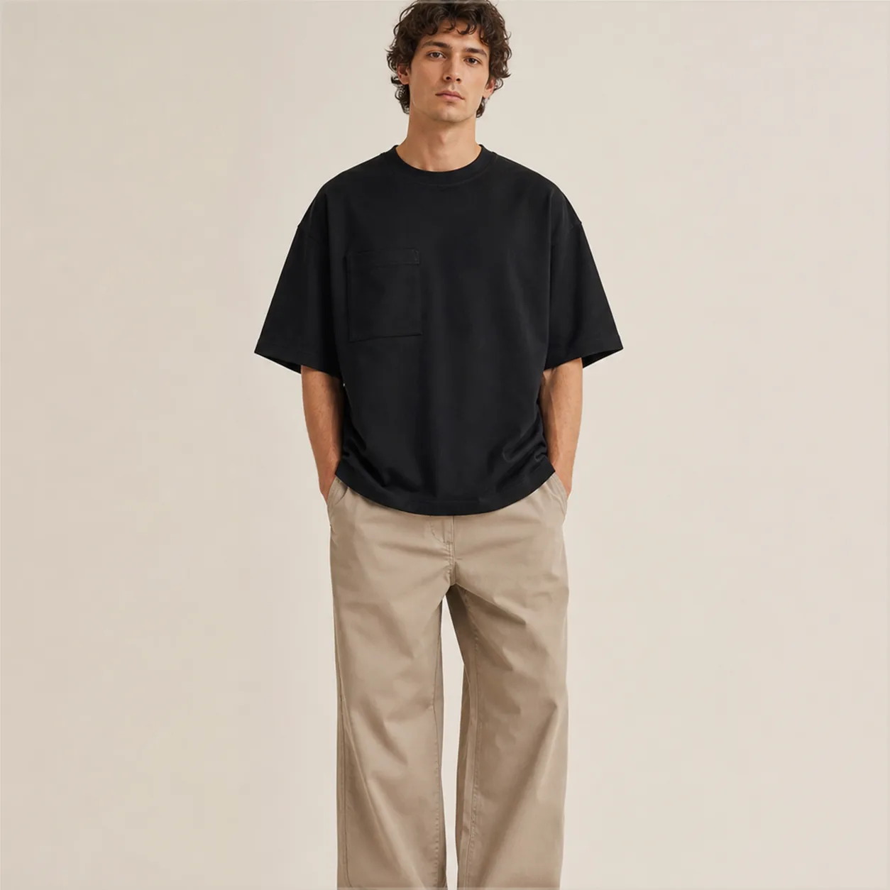 Heavyweight Pocket Tee back