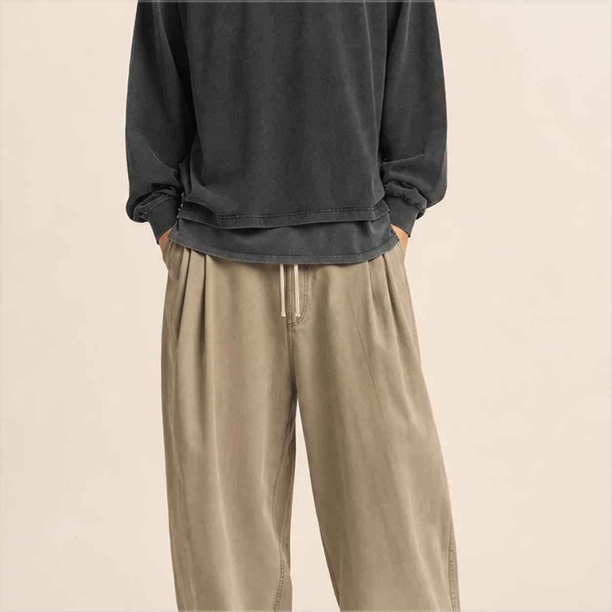 Layered Long Sleeve Tee detail sleeve
