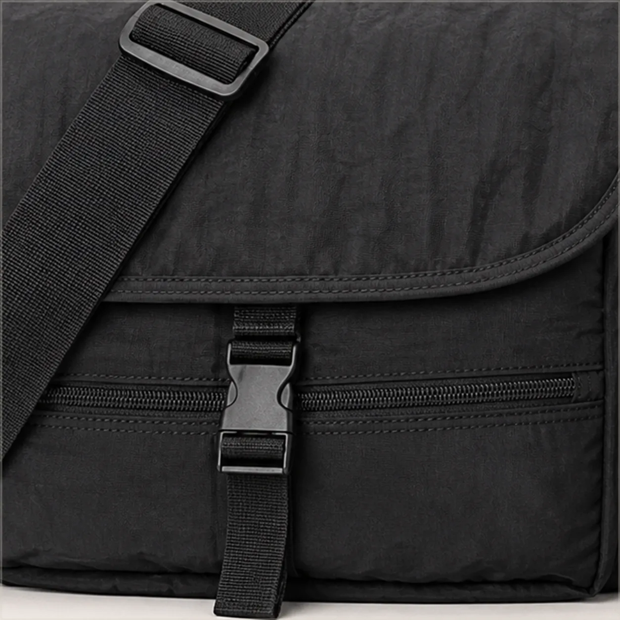 Messenger Shoulder Bag detail flap