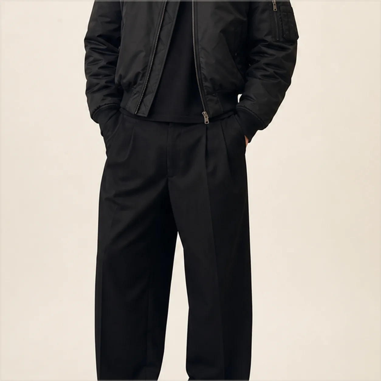 Padded Flight Bomber detail sleeve pocket