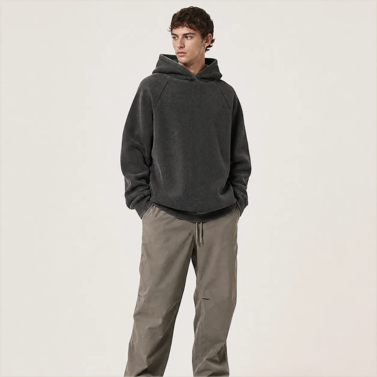 Raglan Thermal Hoodie back