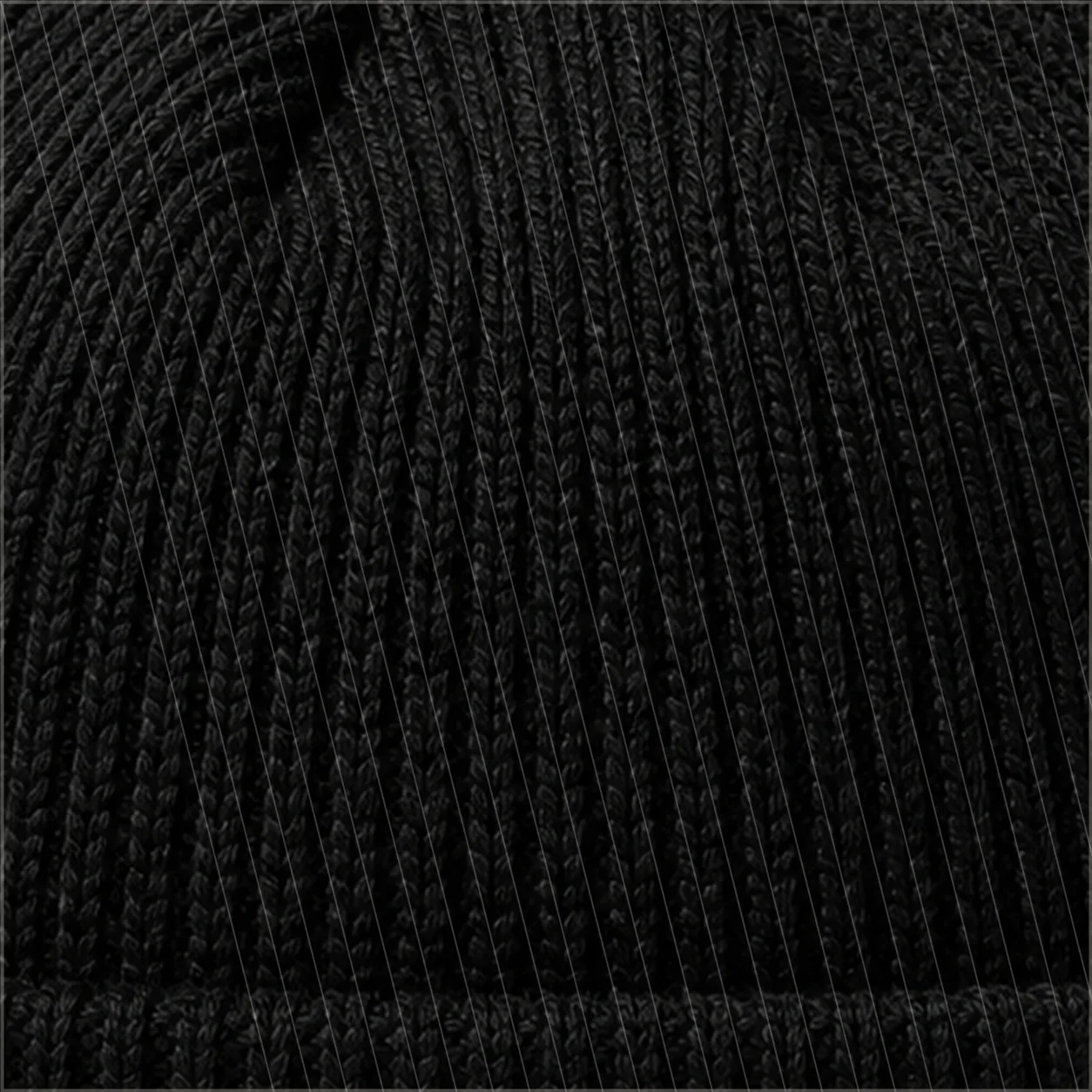 Striped Knit Beanie detail knit