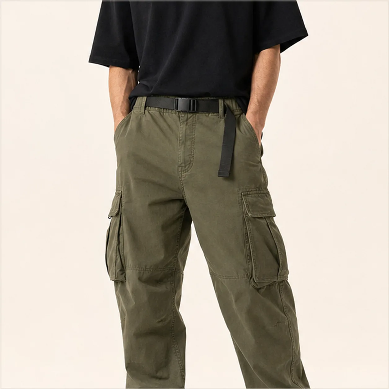 Tactical Belted Cargos detail belt
