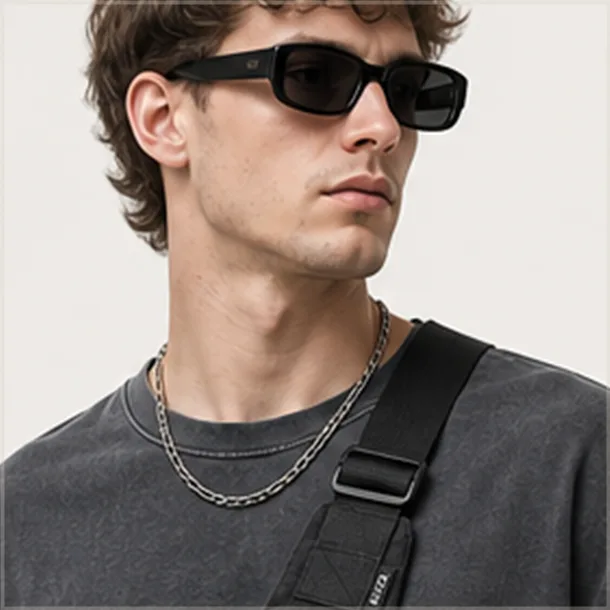 Utility Crossbody Sling Bag detail zip