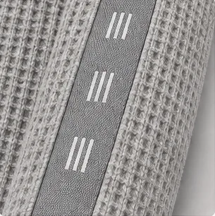 Waffle Zip Hoodie detail sleeve tape