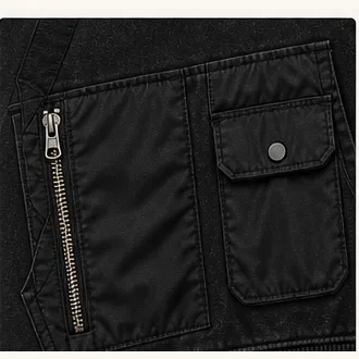 Workwear Pocket Hoodie detail pocket panel